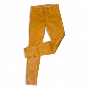 J Brand For Intermix Coated Jean Leggings in Coated Dijon Colorway